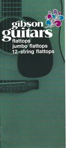Gibson Guitars: Flattops, Jumbo flattops & 12-string Flattops Sales Brochure - Picture 1 of 1