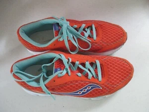 Womens Orange Saucony Outduel 15146-4 running shoes sneakers size 11 - Picture 1 of 3