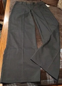 NWT Studio M Women's Sz 10 Black Striped High Waisted Career / Work Dress Pants - Picture 1 of 15