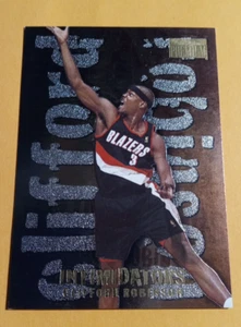 1996-97 SkyBox Premium Intimidators #17 Clifford Robinson Insert Card - Blazers - Picture 1 of 2