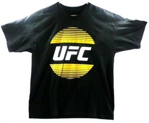 UFC Official Licensed Logo Street Tee Black and Yellow w/White Logo Size XL - Bild 1 von 1