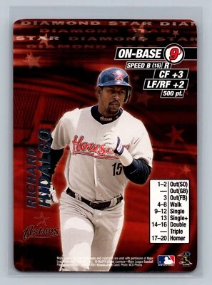 2001 MLB Showdown Richard Hidalgo Diamond Star Promo Astros - Image 1 of 2