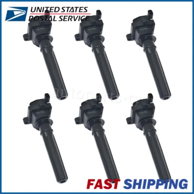 Juego de 6 bobinas de bobina de encendido para Chrysler Pacifica 2004-2006 3,5 L V6 04609088AD Foto 1 de 4