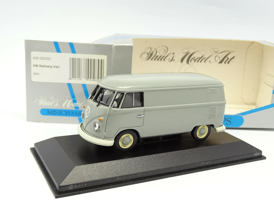 Minichamps 1/43 - VW Combi T1 Transporter Grigio - Immagine 1 di 1