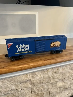 RARE NABISCO CHOCOLATE CHIPS AHOY COOKIES Boxcar O GAUGE TRAIN CAR PROMOTIONAL - Image 1 of 4