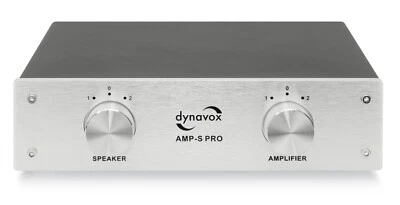 Lautsprecher Verstärker-Umschalter – 200W Dynavox AMP-S PRO - Silber - Bild 1 von 4