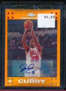 JAMESON CURRY 2008 TOPPS CHROME ORANGE REFRACTOR AUTO ROOKIE # 141 #D/25 SP! - Picture 1 of 2