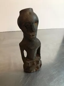Statua africana in legno intagliato origine africana occidentale forse Dogon, Bamana o Senufo - Foto 1 di 17
