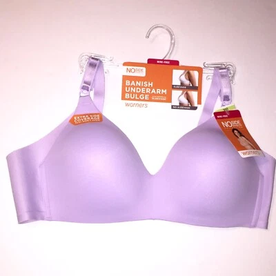Warner's Bra Wirefree Side Smoothing Full Coverage No Side Effects Contour 01056 - Image 1 of 4