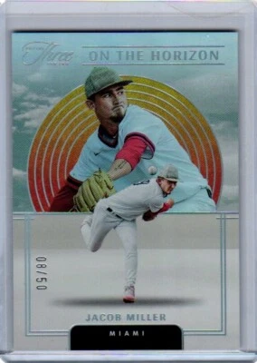 2023 Panini Three and Two - On The Horizon #OTH-JM Jacob Miller /50 (RC) SSP - Image 1 of 2