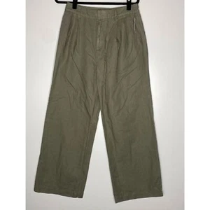 New Gap High Rise Linen-Cotton Pleated Wide Leg Pants Women's Size 8 - Picture 1 of 11