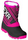FXR "OCTANE BOOT" SNOWMOBILE WINTER SLED WATERPROOF - FUCHSIA - YOUTH SIZE 3