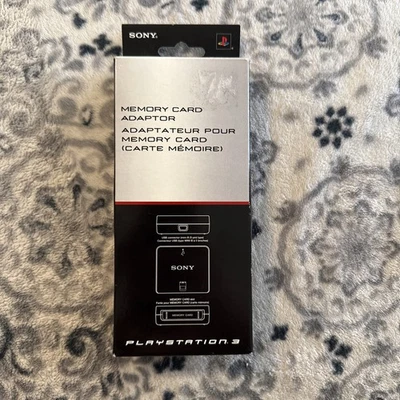NUOVO! Sony PlayStation 3 PS3 Adattatore per scheda di memoria - Nero - Immagine 1 di 4