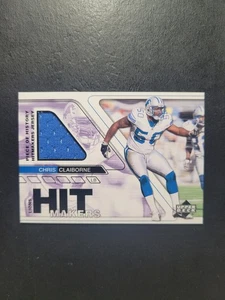 2002 Upper Deck # HMJ-CC, Chris Claiborne (Jersey Swatch) Football Cards, Lyons - Picture 1 of 1