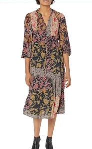 Velvet by Graham & Spencer Challis Women’s Midi Dress XL Boho Feminine Prairie - Picture 1 of 9