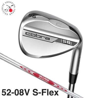 Cobra Snakebite 2 Chrome Wedge 52-08V S-Flex N.S.PRO Modus3 TOUR 105 Steel Shaft - Image 1 of 4