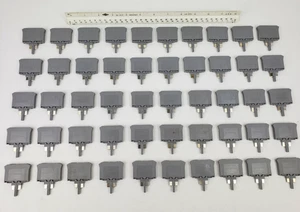 50x Entrelec Spina Portafusibili 5x20 5x25 Filo Grigio Terminale Componenti Tester - Foto 1 di 7