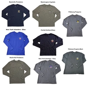 Champion Women's NHL Front Pocket Long Sleeve Crewneck T-Shirt - Picture 1 of 8
