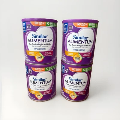(4) Polvo hipoalergénico para bebés Similac Alimentum cólico 12,1 OZ caducidad 7/2027 Foto 1 de 3