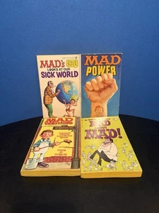 Mad Paperback Book Horror Monster Lot of 4 - Picture 1 of 2