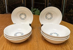 Canonsburg Pottery Temporama 6" Cereal Bowls set of 4 Atomic - Picture 1 of 9