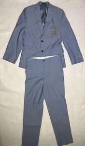 Michael Kors Anzug Herren 14R Blau 2 Teiler Sakko Hose Classic Fit Baumwolle - Bild 1 von 23