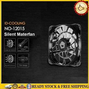 ID-COOLING 12cm Thin Chassis Cooling Fan for PC Case CPU 4 Pin Silent Radiator F - Bild 1 von 7