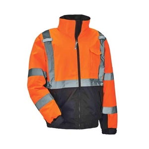 Chaqueta de seguridad Ergodyne Hi Vis Bomber pequeña naranja - Imagen 1 de 7