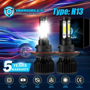 4sides H13 LED Headlight Bulb for Ford F-150 F-250 F-350 Super Duty Super Bright - Picture 1 of 12