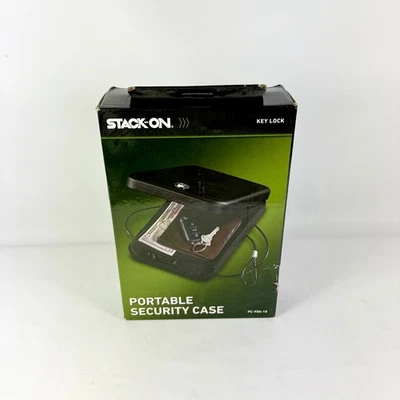 STACK-ON PC-95k-18 Estuche de Seguridad Portátil Cerradura con Llave, Nuevo En Caja TRAVEL SAFE Foto 1 de 3