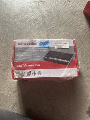 US Robotics V.92  56K External Fax modem 5686 5686G with Power adapter - Image 1 of 3