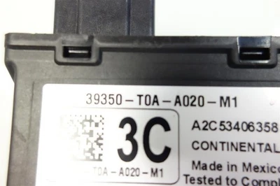 2012-2013 Honda Cr-V Tpms Control Unit - 39350-T0a-A02 - Image 1 of 4