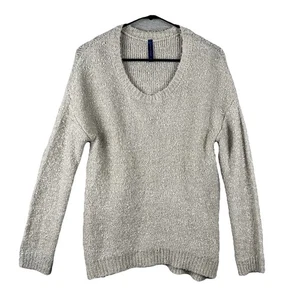 Suéter pulóver informal tejido beige grande de Falls Creek para mujer - Imagen 1 de 9