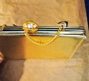 Vintage gold color evening purse chain strap women's  - Picture 1 of 2