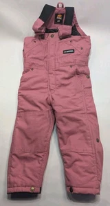 Berne Youth 2T Overalls Pink Insulated Girls Youth Toddler - Picture 1 of 5