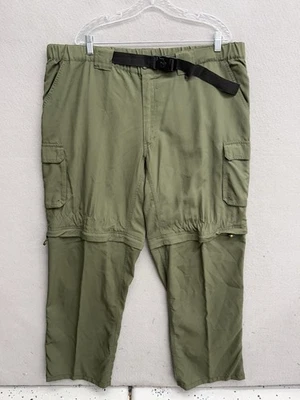 Boy Scouts BSA Pants Mens 42x32 Relaxed Green Switchback Convertible Uniform - Image 1 of 4