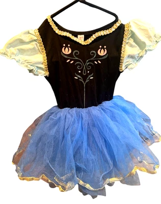Princess Frozen Princess Ana Tutu Romper Leotard Girls Costume Size 120 US 6-7 - Image 1 of 3