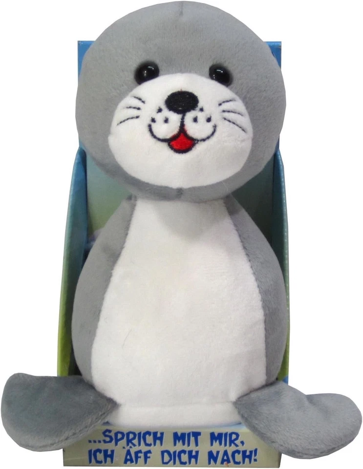 WINFRIED KÖGLER GMBH Labertier Seehund Skibbi - Spricht nach und bewegt sich dabei - NEU