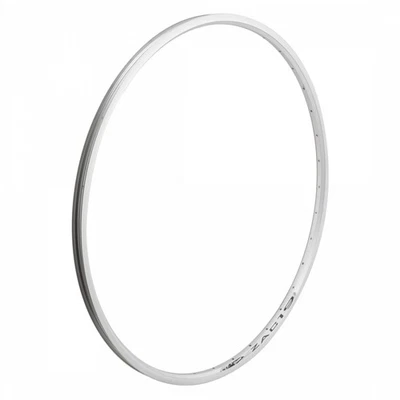 Llanta de aluminio plateada Weinmann ZAC-19 700C - 36 agujeros, doble pared, solo tubo Foto 1 de 2