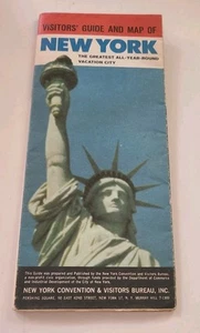 Vintage 1965 New York Visitors Guide and Map - Picture 1 of 6