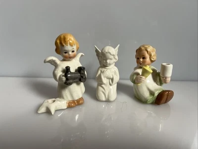 Goebel Small Angel With Candle Holder 7cm Bundle Christmas - Image 1 of 4