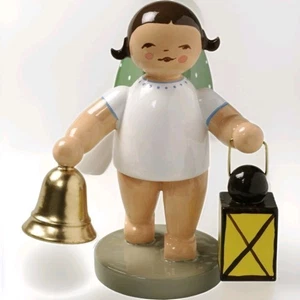 Ángel Wendt & Kühn con campana y linterna pelo oscuro 650/37 ángel orquestal - NUEVO - Imagen 1 de 1