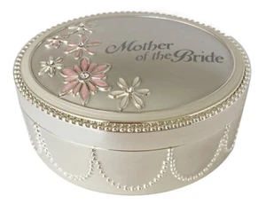 Mother of the Bride Floral Trinket Box - Picture 1 of 4