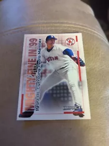 2000 Fleer Impact Mighty Fine in '99 Pedro Martinez #29MF HOF - Picture 1 of 2