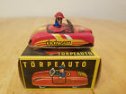 Vintage 1983 Torpeauto Tin Friction Car + Original Box - Red Hungary 4013 Elzet