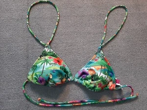OP Bikini Top Juniors Girls Small (3-5) Tropical design - Picture 1 of 4