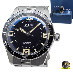 Oris Divers Sixty-Five 60th Anniversary 01 733 7772 4034 Box & Papers Excellent  - Picture 1 of 17