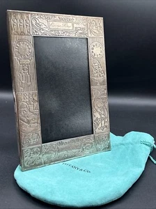 Tiffany & Co. Birth Record Frame Sterling Silver 925 Baby Memories W/Pouch - Picture 1 of 21