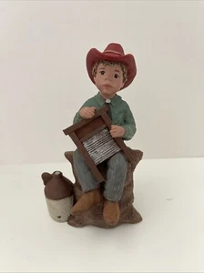 Sarah’s Attic Figur Jimmy Dean Saturday Night Round Up signiert - Bild 1 von 3