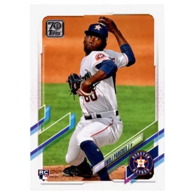 2021 Topps Series 2 Enoli Paredes Houston Astros Baseball RC Rookie Card #569 - Image 1 of 2